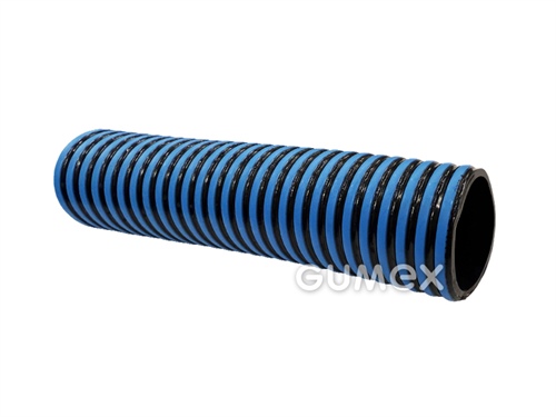 NORPLAST® 4466 CORRUFLEX/BUNA/A, 50-51/60mm, 2bar/-0,9bar, NBR-PVC, massive PVC-Spirale, Kupferlitze,